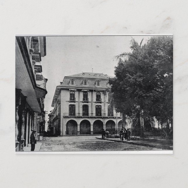 Postal Edificio de la Administración del Canal de Panamá (Anverso)