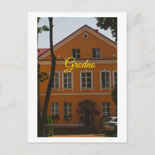 Postal Edificio de la calle Grodno Belarus