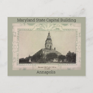 Postal Edificio de la capital del estado de Maryland, 190