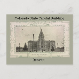 Postal Edificio de la Capital Estatal de Colorado