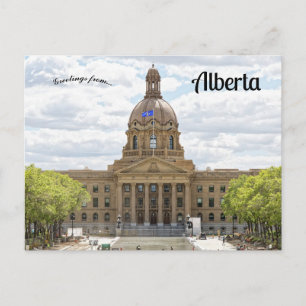 Postal Edificio de la Legislatura de Alberta Alberta Cana