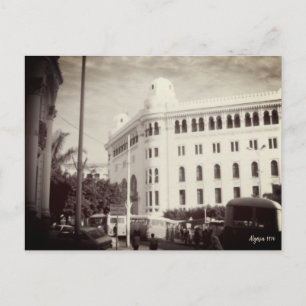 Postal Edificio de la oficina de correos de Argelia Argel