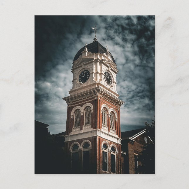 Postal Edificio de la torre del reloj histórico vista al  (Anverso)