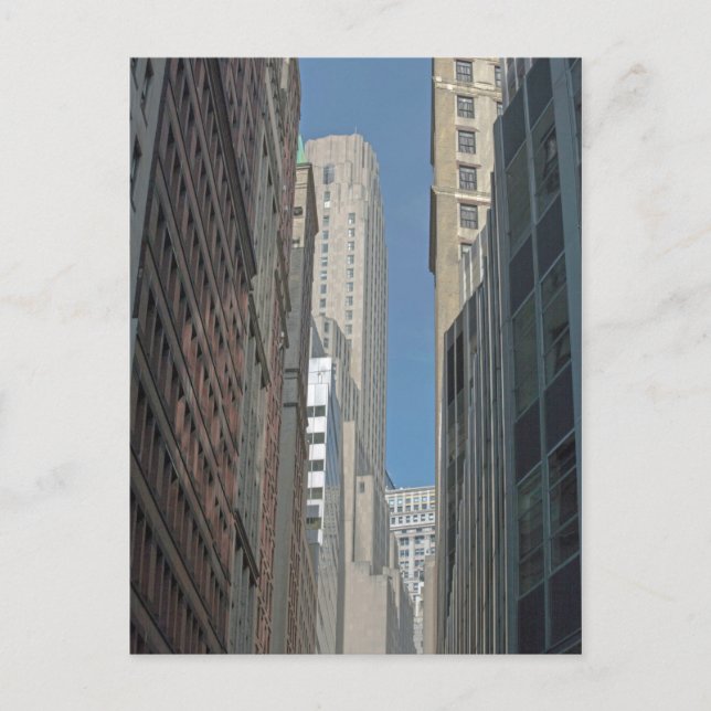 Postal Edificio del Banco de Nueva York Manhattan Nueva Y (Anverso)