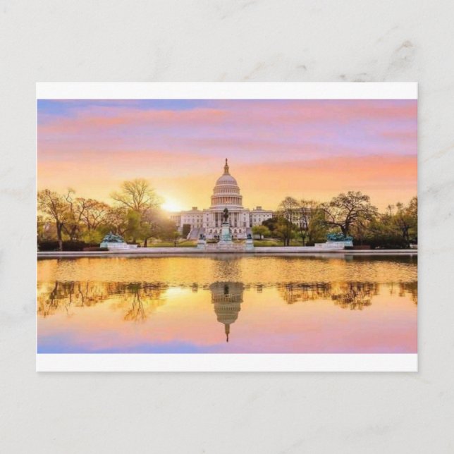 Postal Edificio del Capitolio de EE. UU. en Washington DC (Anverso)
