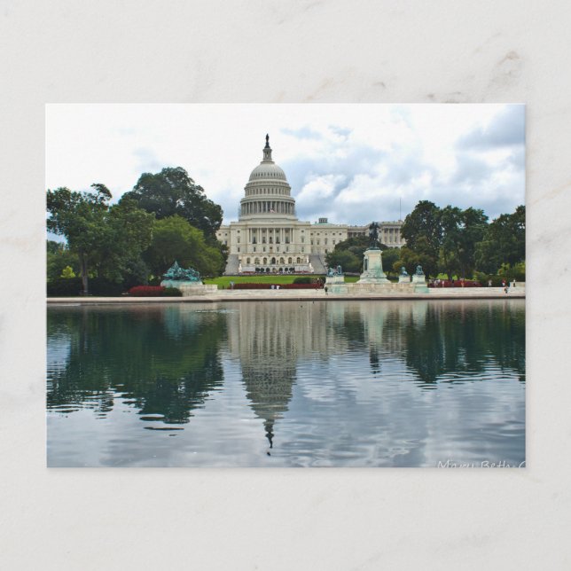 Postal Edificio del Capitolio de Estados Unidos (Anverso)