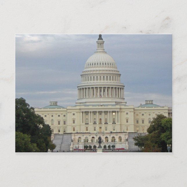 Postal Edificio del Capitolio de Estados Unidos (Anverso)