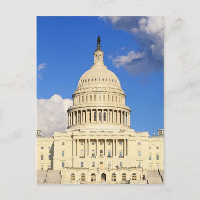 Postal Edificio del Capitolio de los Estados Unidos, Wash (Anverso)