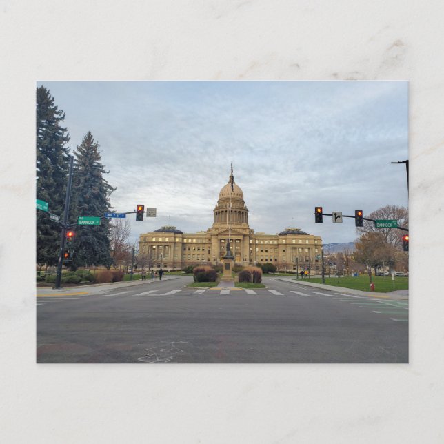 Postal Edificio del Capitolio del Estado de Idaho Boise (Anverso)