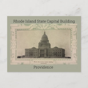 Postal Edificio del Capitolio del Estado de Rhode Island 
