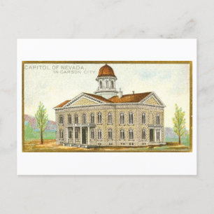 Postal Edificio del Capitolio en Carson City, Nevada, Vin