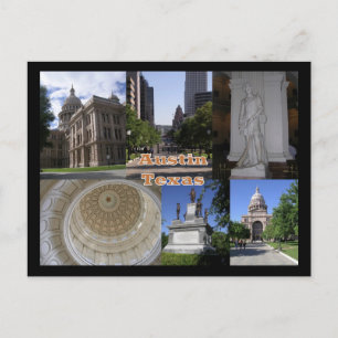 Postal Edificio del Capitolio Estatal, Austin Texas