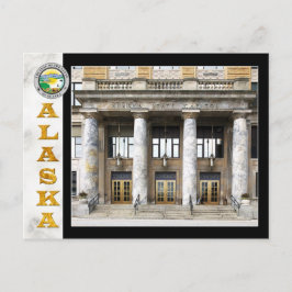 Postal Edificio del Capitolio Estatal de Alaska en Juneau