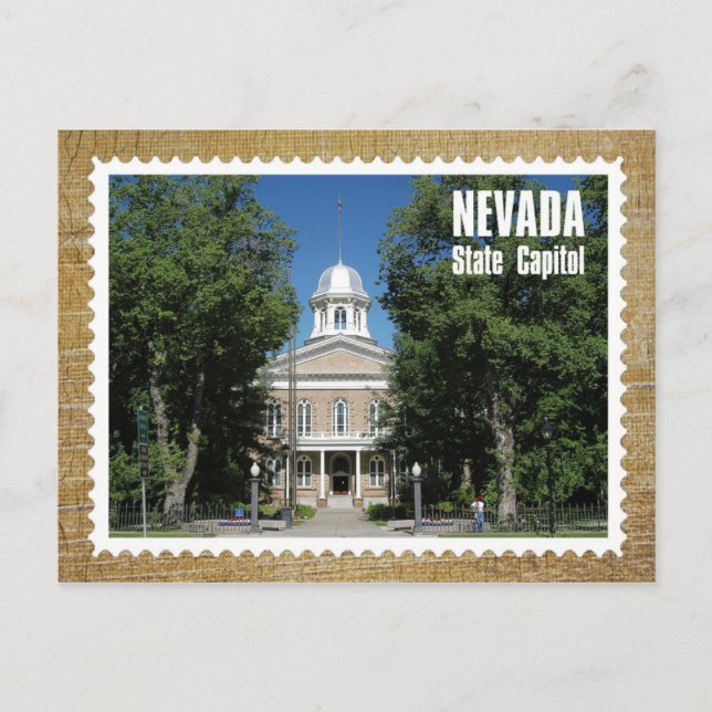 Postal Edificio del Capitolio Estatal de Nevada, Carson C (Anverso)