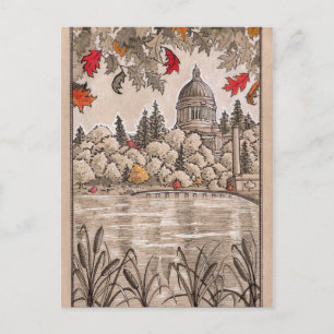 Postal Edificio del Capitolio Estatal Olympia Washington