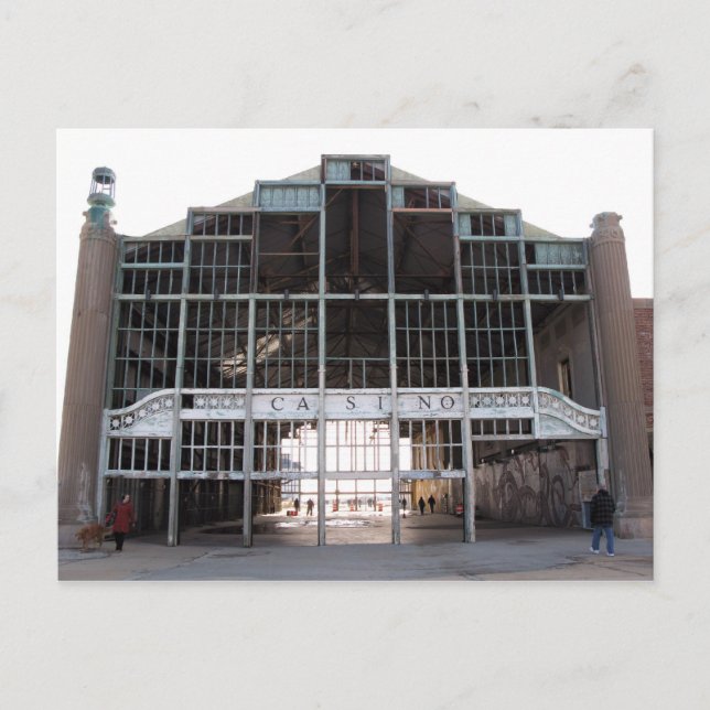 Postal Edificio del Casino, Asbury Park NJ (Anverso)