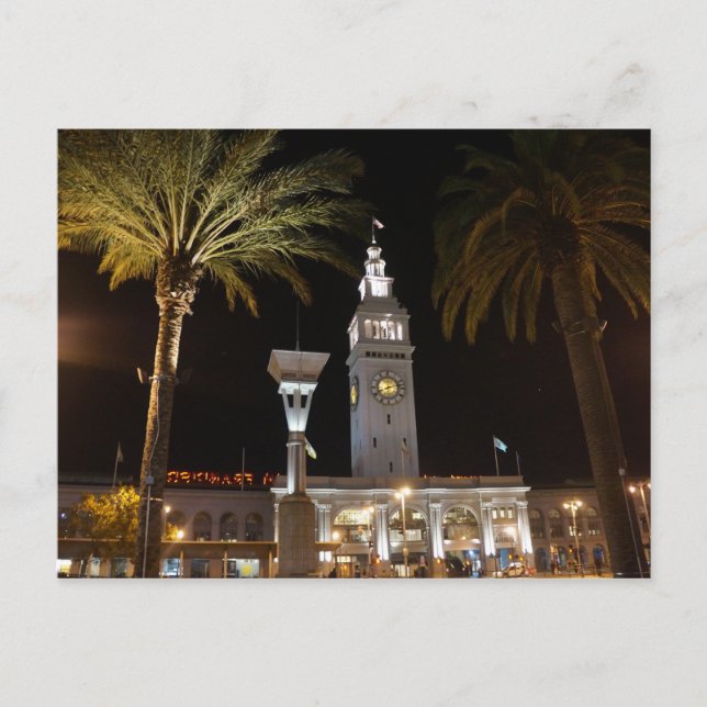 Postal Edificio del ferry de San Francisco #16 Postcard (Anverso)