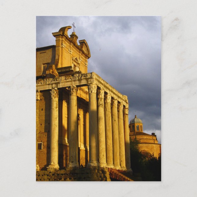 Postal edificio del foro romano (Anverso)