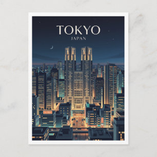 Postal Edificio del Gobierno Metropolitano de Tokio Japón