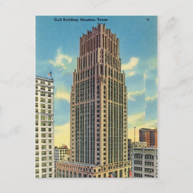 Postal Edificio del Golfo, Houston, Texas (Anverso)