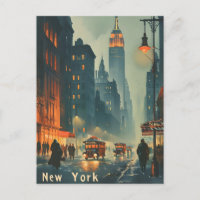 Edificio del Imperio Estatal Vintage de Nueva York