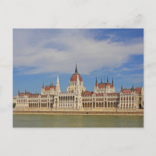 Postal Edificio del Parlamento de Budapest, Hungría (Anverso)