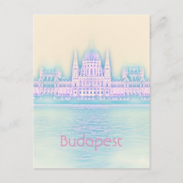 Postal Edificio del Parlamento de Budapest Hungría (Anverso)