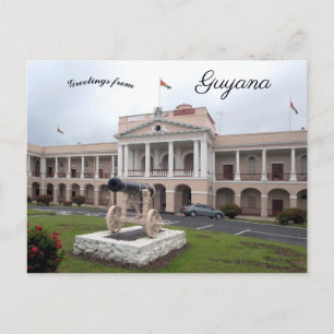 Postal Edificio del Parlamento en Georgetown Guyana