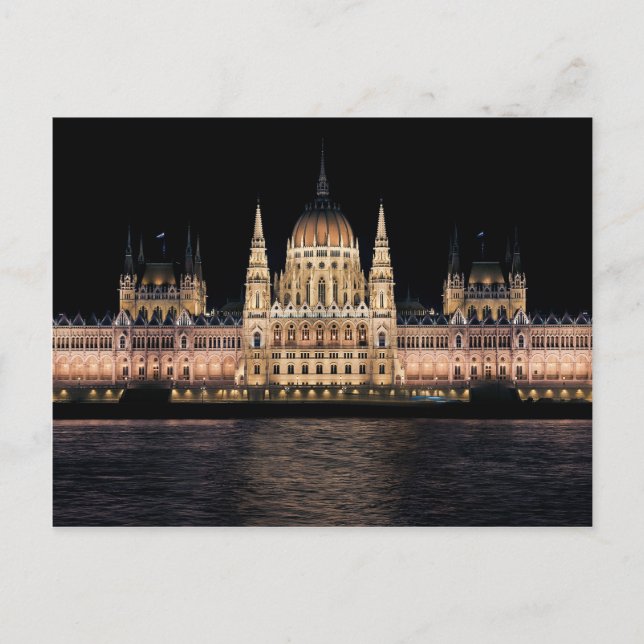 Postal Edificio del Parlamento Húngaro, Budapest (Anverso)