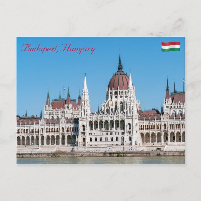 Postal Edificio del Parlamento Húngaro en Budapest (Anverso)