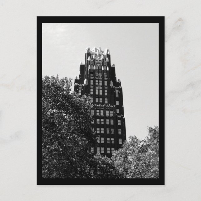Postal Edificio del Parque Bryant de NYC (Anverso)
