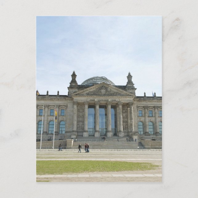 Postal Edificio del Reichstag en Berlín (Anverso)