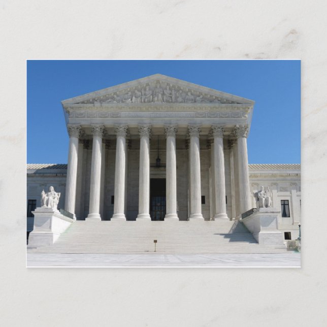 Postal Edificio del Tribunal Supremo de los Estados Unido (Anverso)