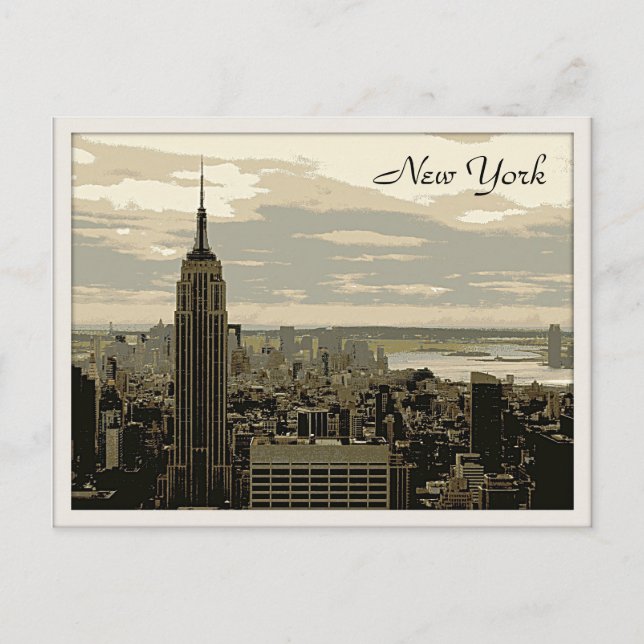 Postal Edificio Empire State (Anverso)