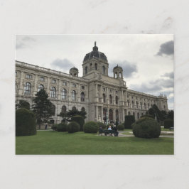 Postal Edificio en el barrio de los museos de Viena