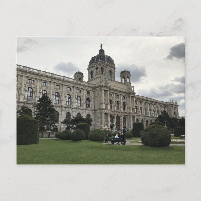 Postal Edificio en el Barrio de los Museos en Viena (Anverso)