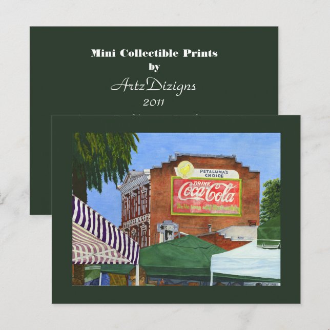 Postal Edificio histórico Mini impresiones colectivas (Anverso / Reverso)