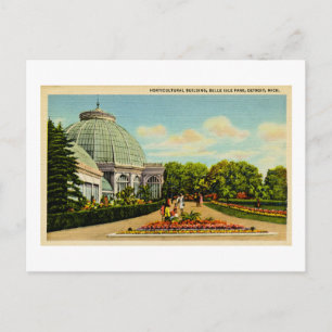 Postal Edificio Horticultural, Parque de la Isla Belle, M