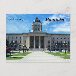 Postal Edificio Legislativo de Manitoba Manitoba Canadá