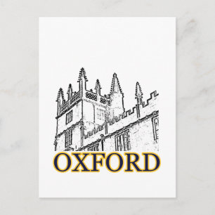 Postal Edificio Oxford Inglaterra 1986 Espirales Blancas