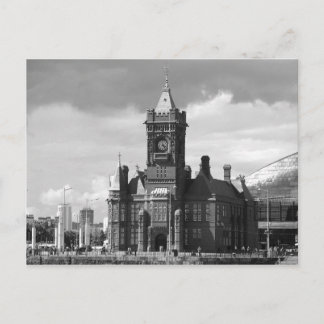 Postal Edificio Pierhead, Cardiff, Gales, Reino Unido (B&