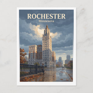 Postal Edificio Plummer de Clínica Mayo Rochester Minneso