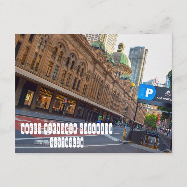 Postal Edificio Queen Victoria (Anverso)