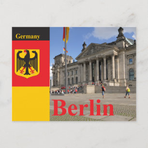 Postal Edificio Reichstag. Berlín, Alemania