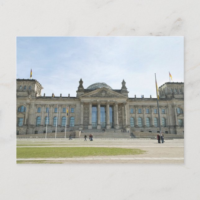 Postal Edificio Reichstag en Berlín (Anverso)