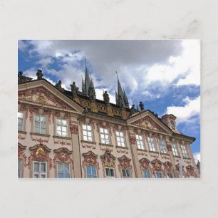 Postal Edificio románico (4), casco antiguo, Praga