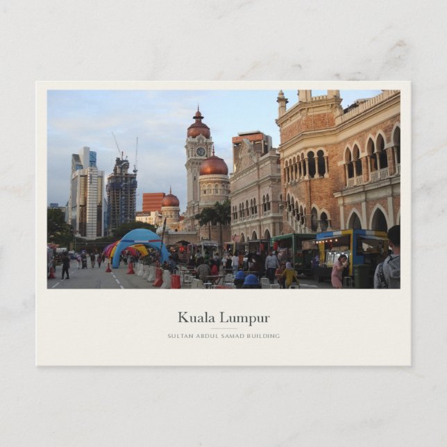 Postal Edificio Sultan Abdul Samad en Kuala Lumpur (Anverso)