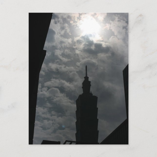 Postal Edificio Taipei 101, Taipei, Taiwán (Anverso)