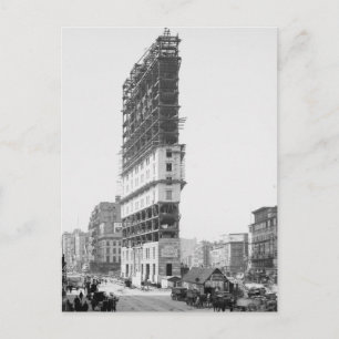 Postal Edificio Times en construcción, Nueva York: 1904