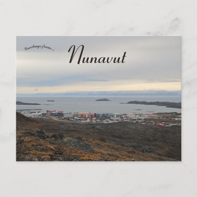 Postal Edificios a lo largo de la costa (Anverso)